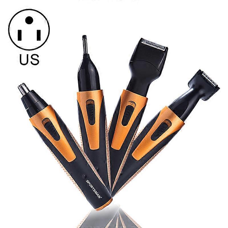 SPORTSMAN 4 in 1 ectric Nose Trimmer Set For Men, US Plug