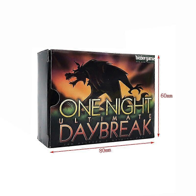 One Night daybreak Ultimate Werewo card Game. Game Strategy-Board Game- Family-Board Game for and  and up 2 to 10 Players