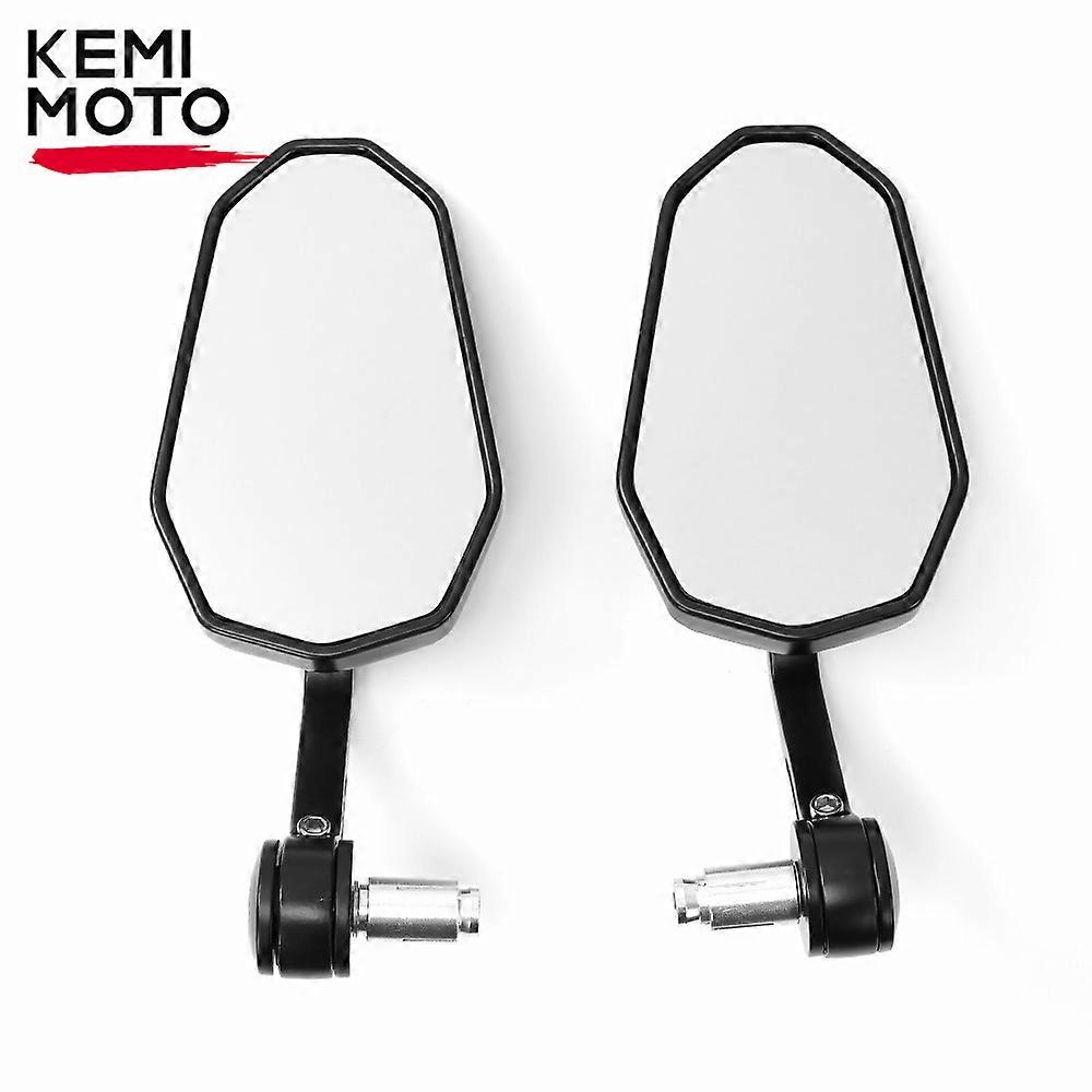 QX Motorcycle Bar End Mirror Side Rearview Mirrors CNC Aluminum Alloy Mirror 7/8" 22mm Universal For BMW R1250GS R1200GS For MT07