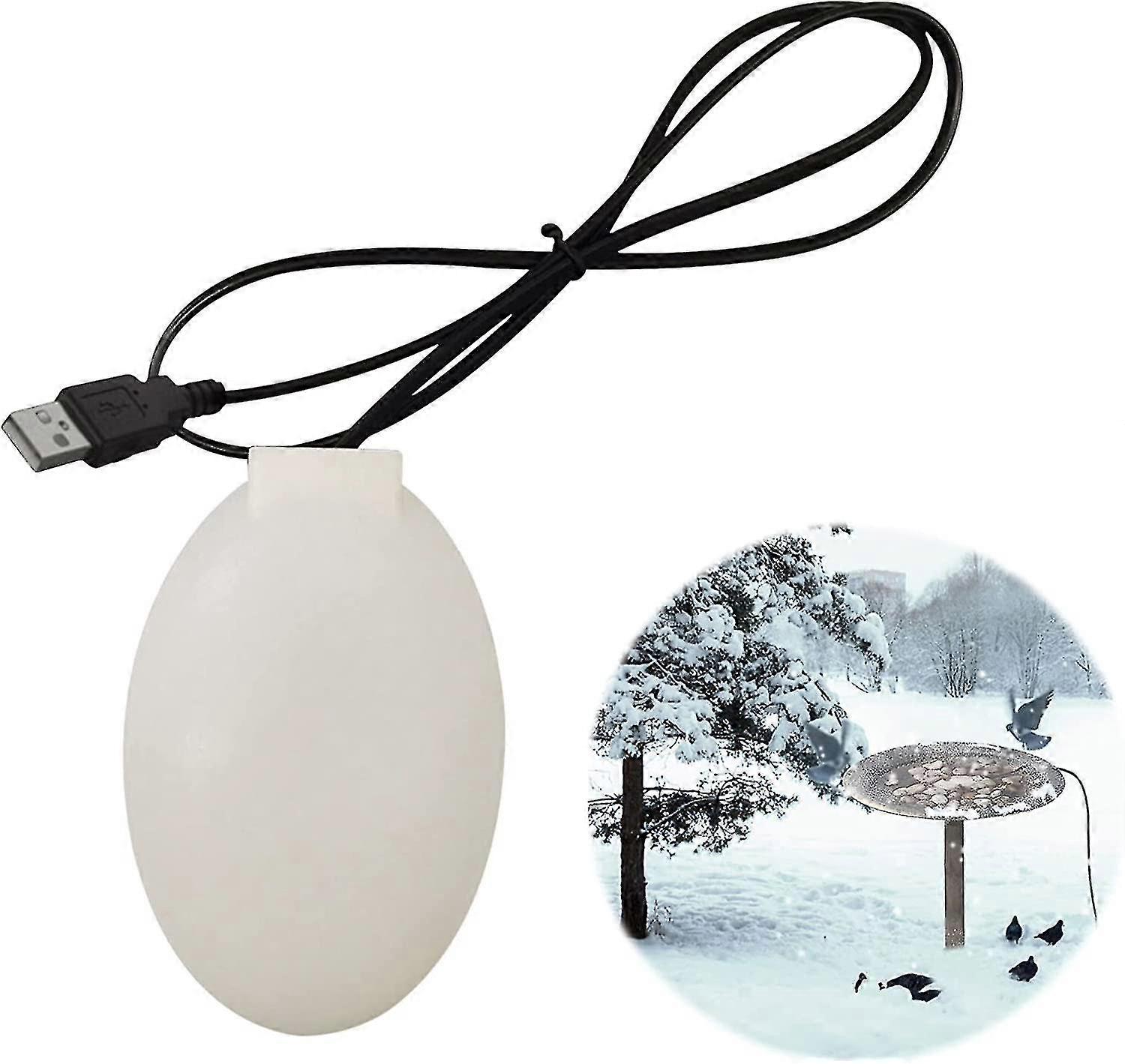 Heated Bird Baths, Bird Bath Heater Pond Deicer 60 Watts Birdbath Deicer Water Heater Thermostatically Controlled For Patio Yard