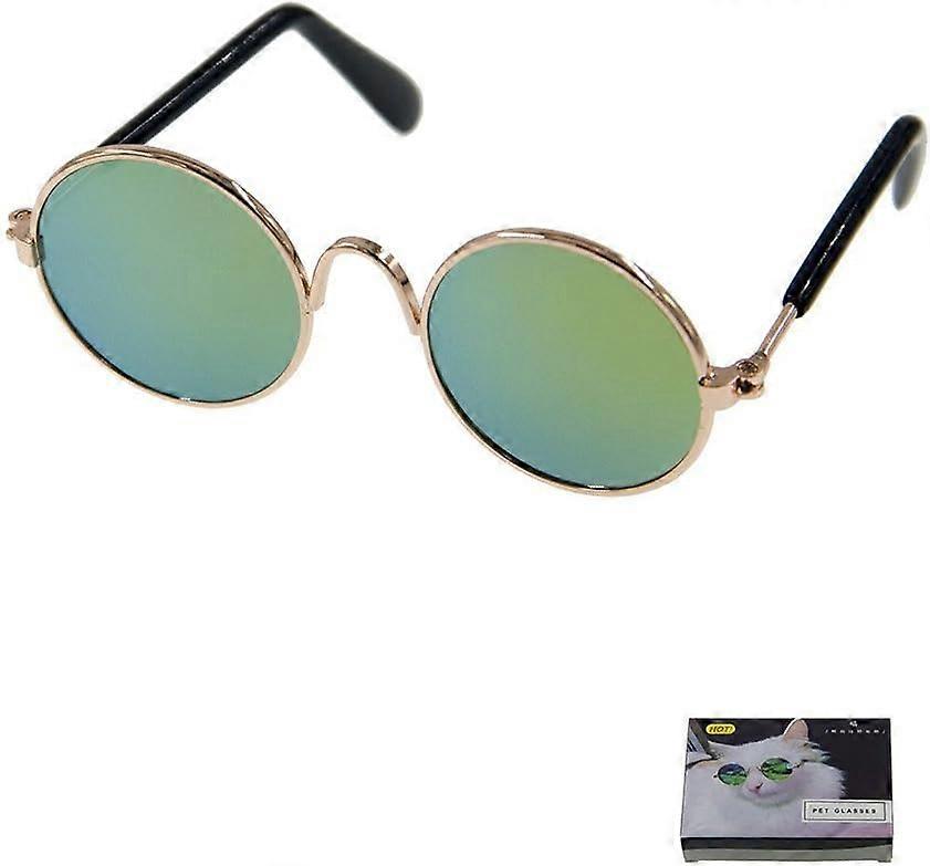 Metal frame sunglasses for small pets