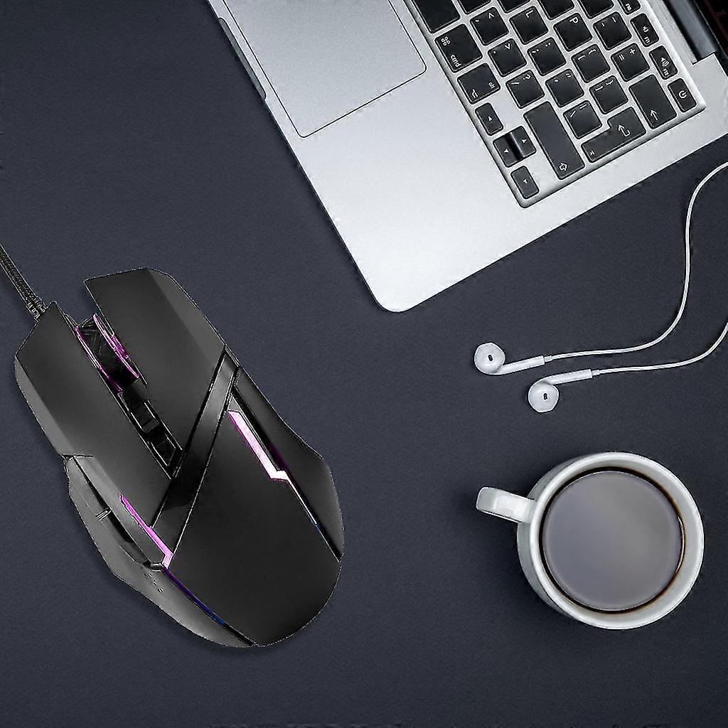 Luminous Computer Wired Mouse For Office Games With Colorful Breathing Light