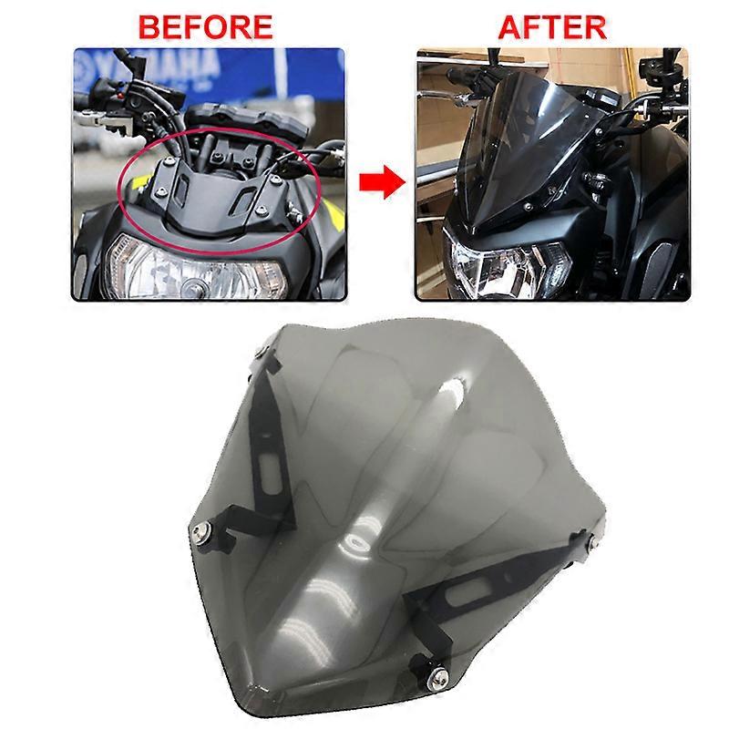 For YAMAHA MT07 FZ07 2018 2019 2020 Motorcycle Windscreen Windshield FZ-07 MT 07 Parabris Motorcycle Accessories Wind Deflector