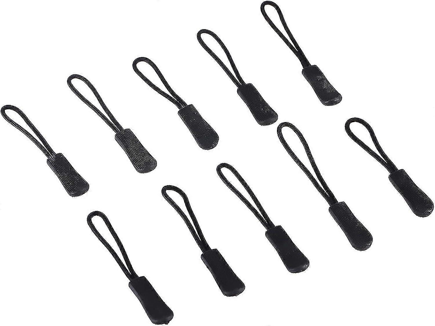 10pcs Durable Zip Fastener, Zip Fastener Pull, Zipper Pulls Zip Tags Cord Pulls Zip Fastener Extension Zip Fixer Zip Slider Replacement