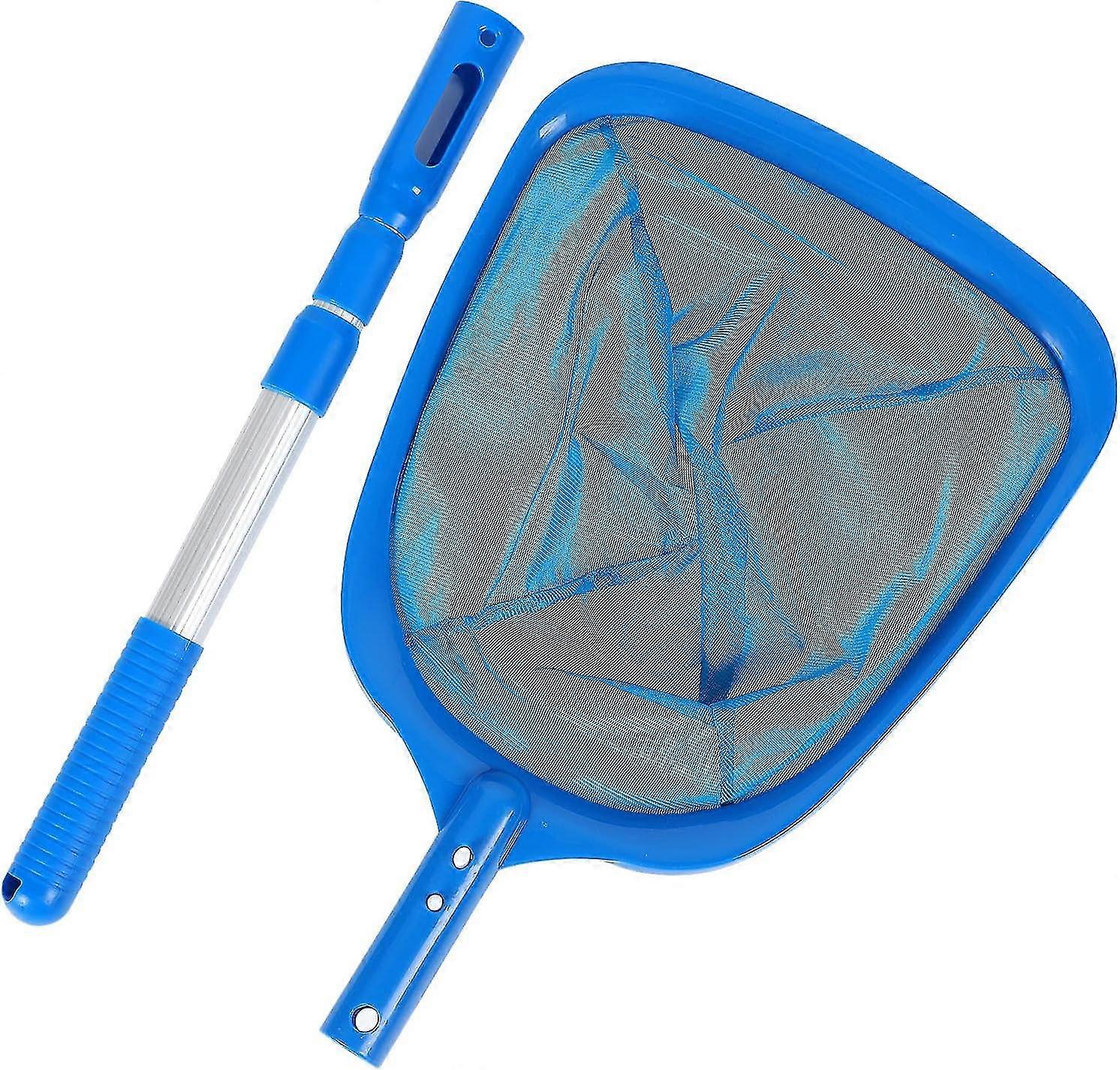Swimming Pool Landing Net, Swimming Pool Net Spa Landing Net with Retractable Pole and Robust Frame Skimmer Basin Carp Landing Net for Swimming Pool P