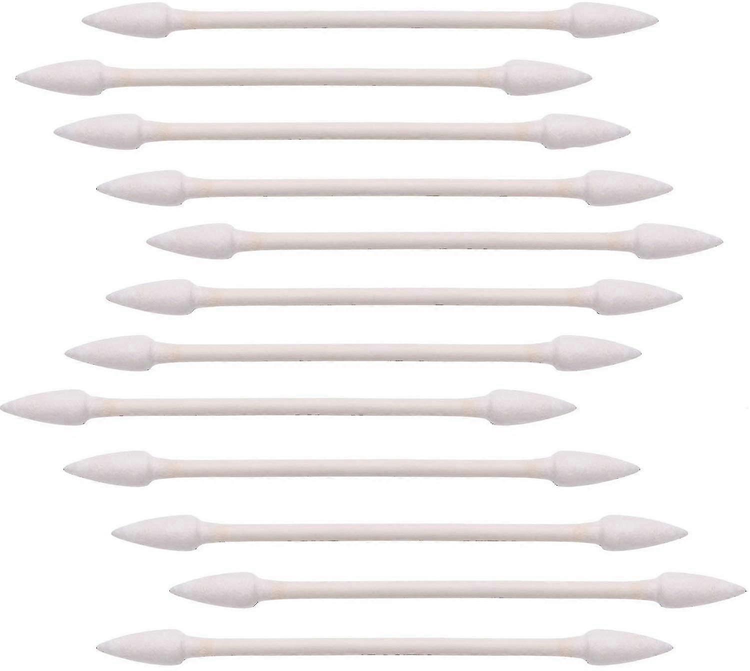 200pcs Cotton Swabs, Precision Double Tip With Paper Stick, (pointed Shape)
