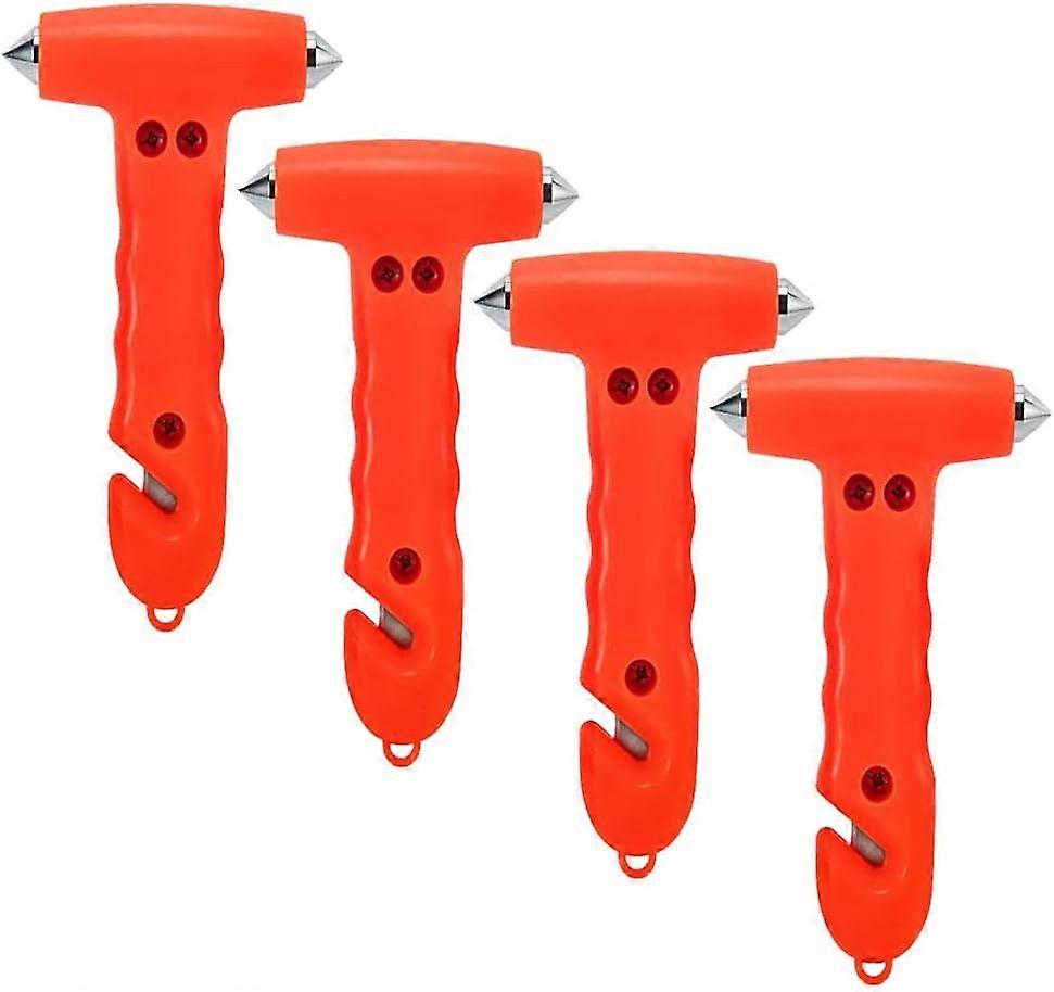 Car Safety Hammer Set of 4 Emergency Escape Tool Escape 2-in-1 for Rescue Tools