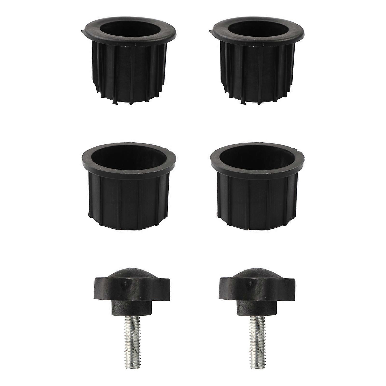 6PCS Umbrella Base Support Hole Ring Plug Sleeve Parasol Pole Cap 1.5" & 1.9"