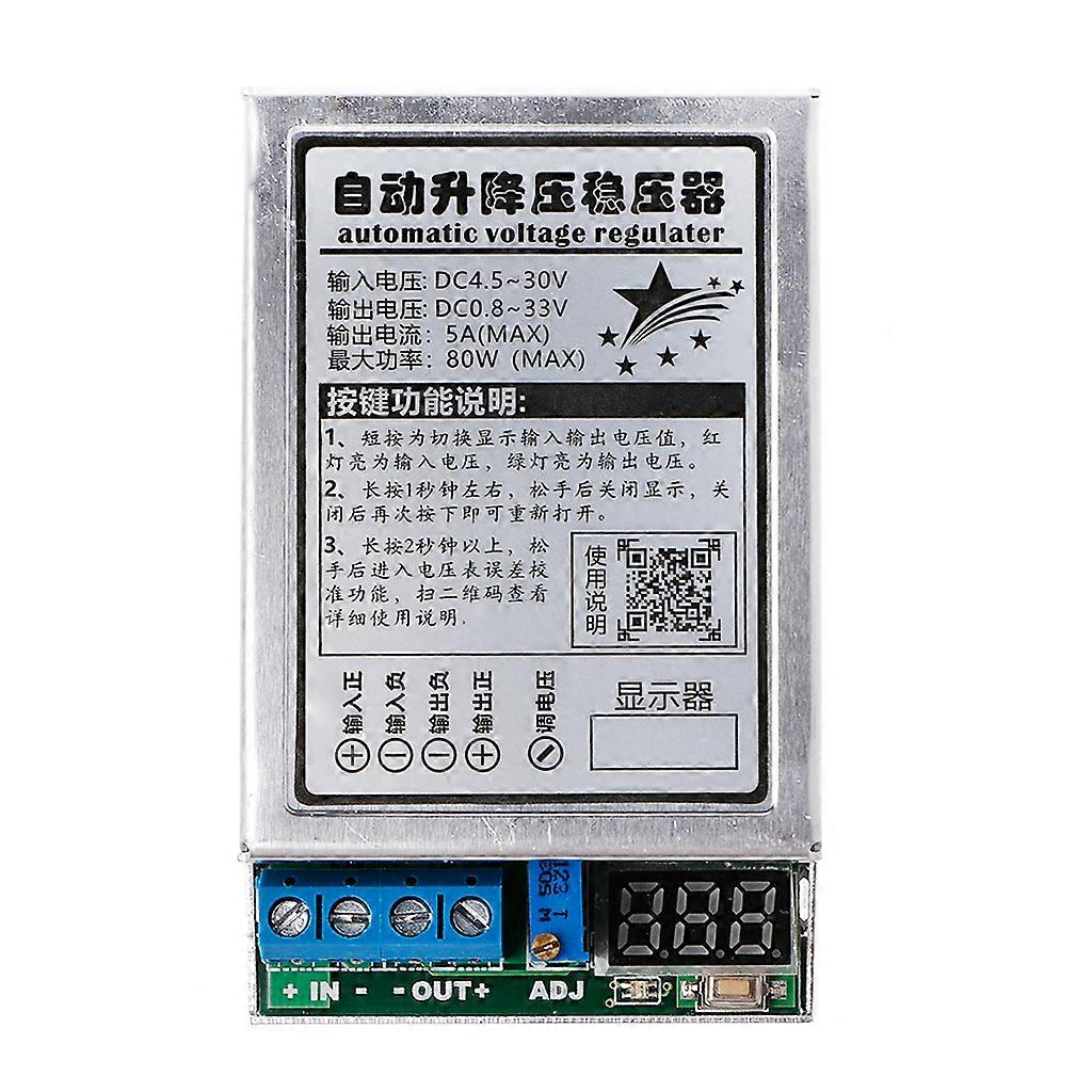 DC-DC Automatisches Auf- und Ab-Reglermodul Stabilisator 7A / 80W Leistungsmodul