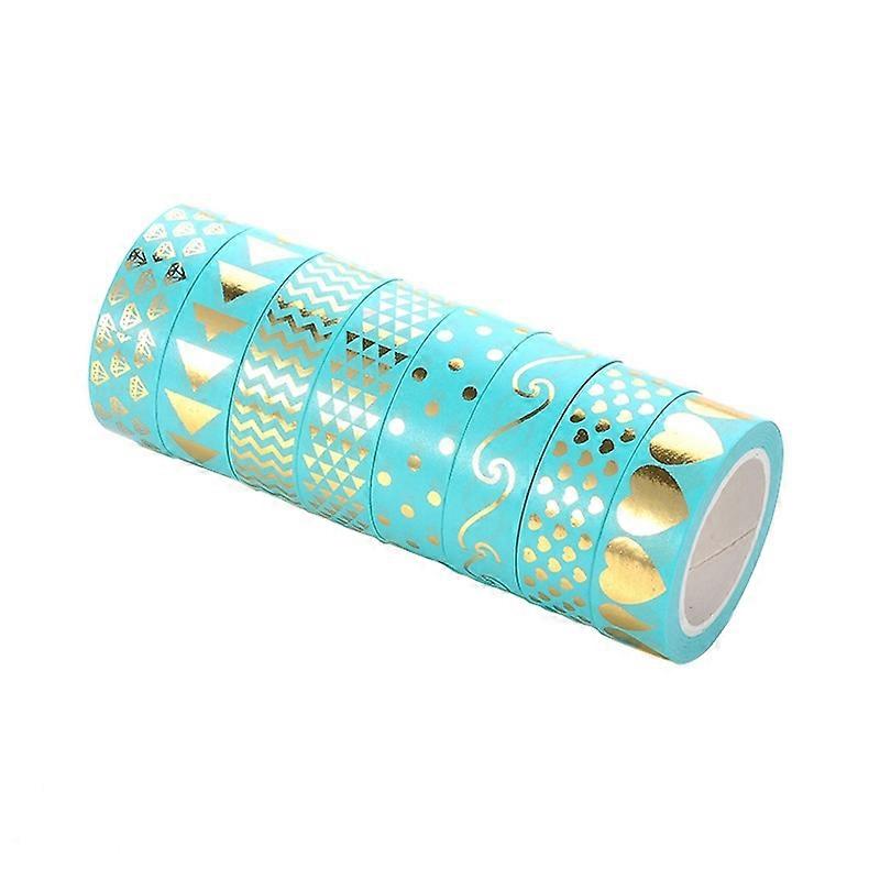 8 Rolls / Set Simple Basic Material Stamping Paper Tape