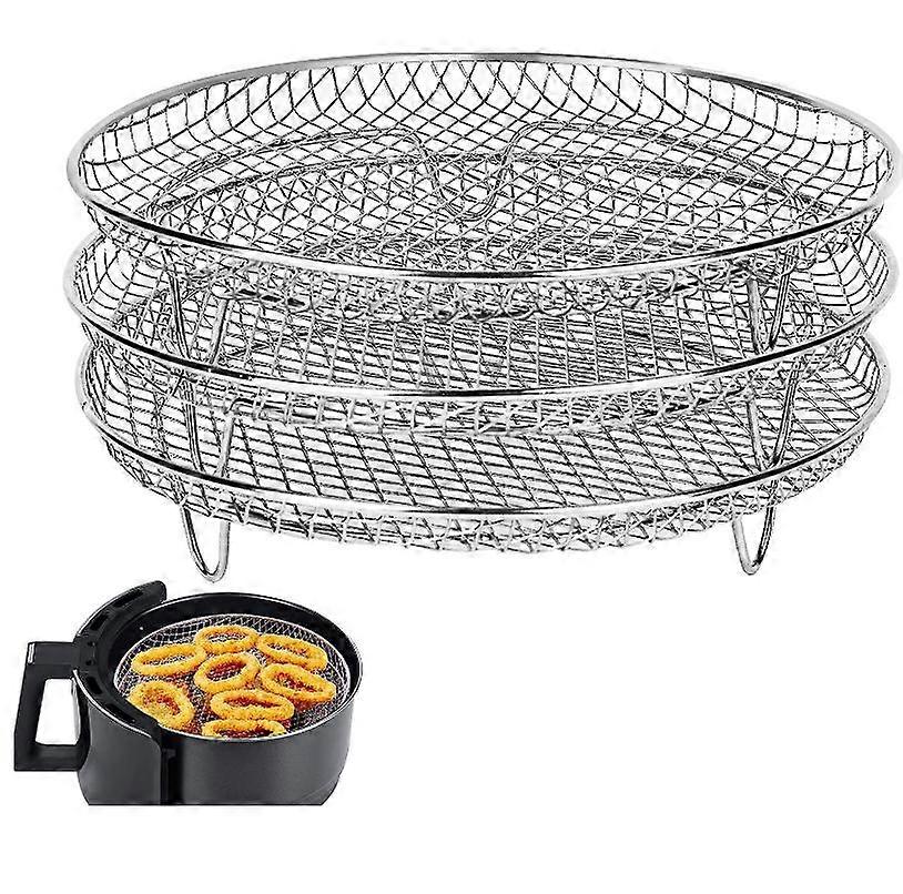Air Fryer Accessories-Air Fryer Three Stackable Racks