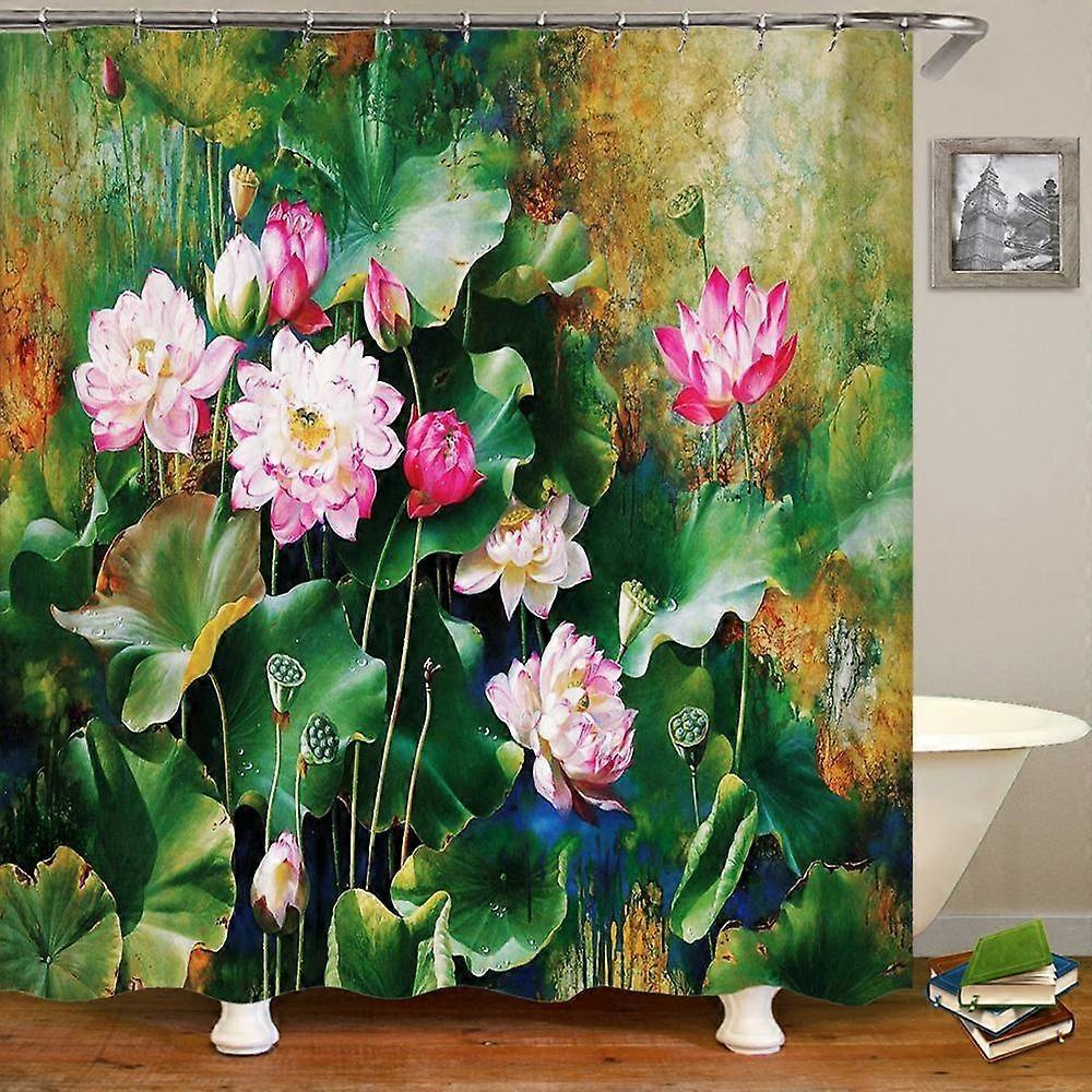 Badrum duschdraperi designstil - 1018
