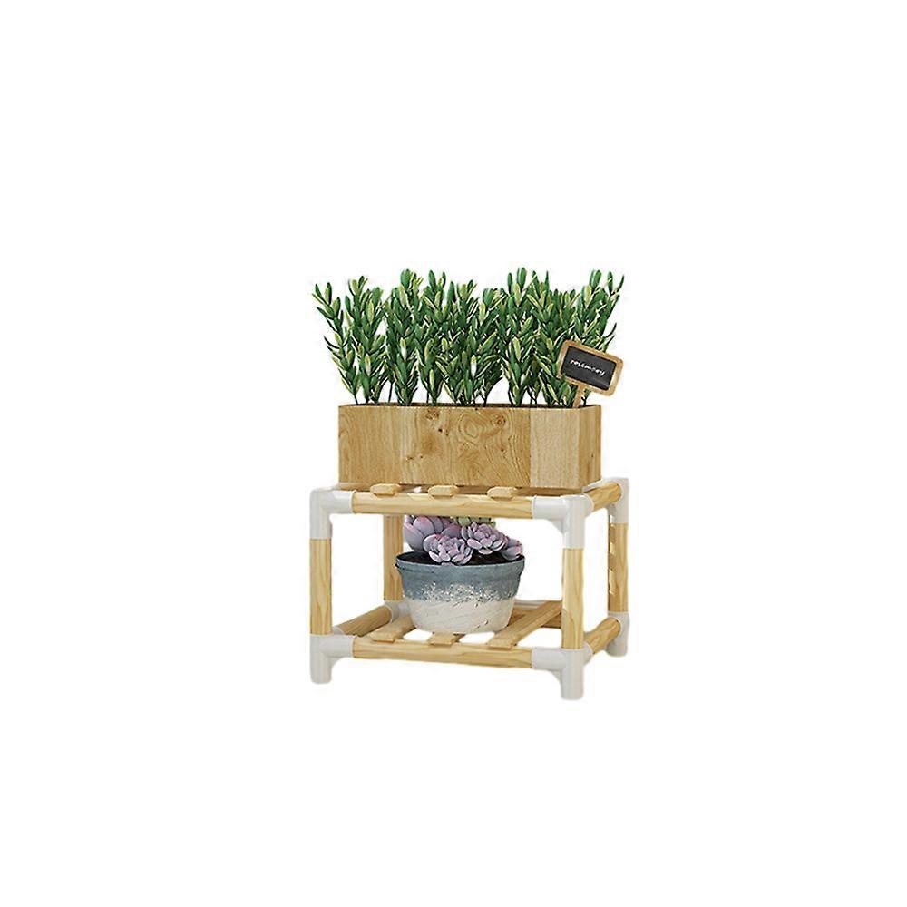 Vertical Solid Wood Balcony Planter