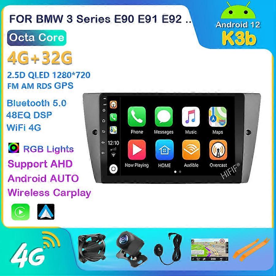 For BMW 3 Series E90 E91 E92 E93 2006-2012 2 DIN Android Car Radio Multimedia Video Player Android Navigation GPS WIFI Head Unit