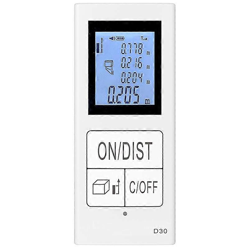 USB Rechargeable Laser Rangefinder - 30M Range