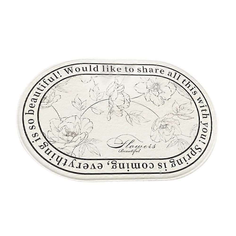 Anti Fouling Bathroom Carpet With Super Absorbent Fast Drying Rubber Backing