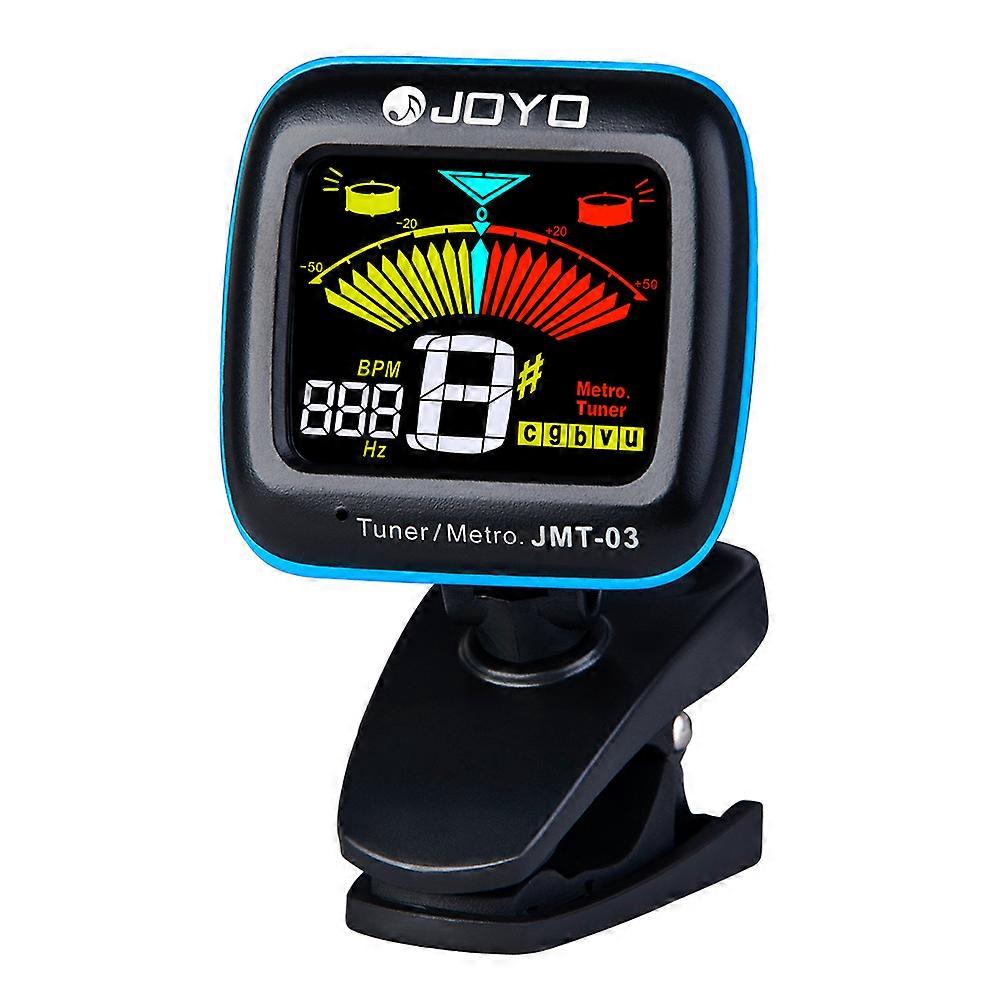 JOYO JMT-03 Digital Clip-on Guitar Tuner 360 Degree Rotatable Color Display Acoustic Tone Tuner