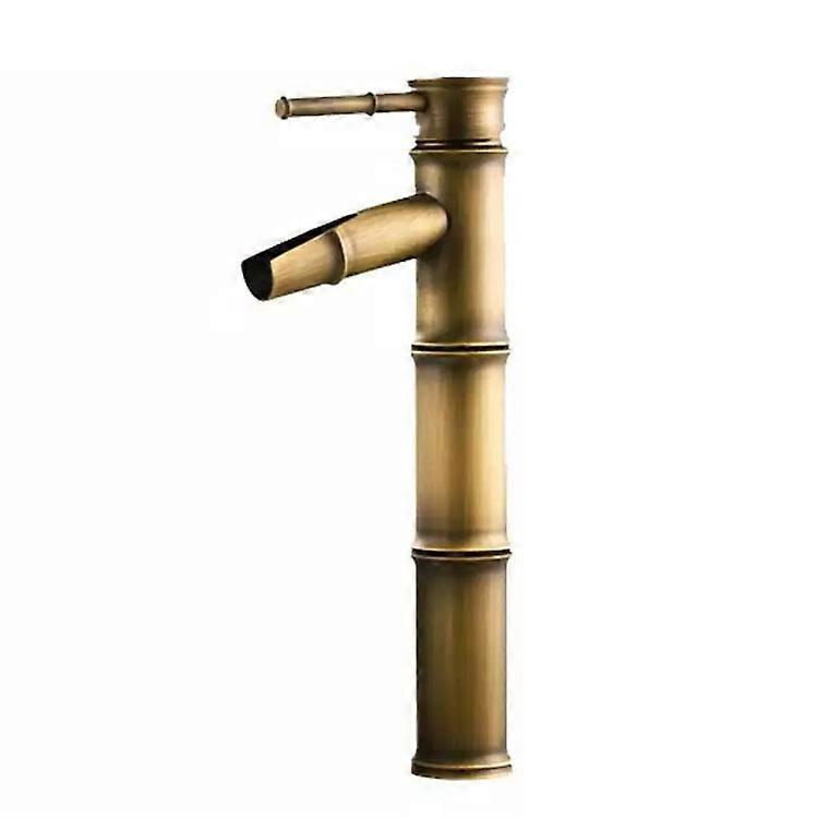 Durable Basin Faucet Bathroom Bamboo Shape Faucet Kitchen Single Handle