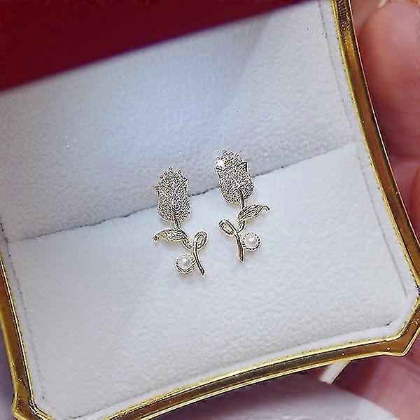 Rose Women's Diamond Earrings