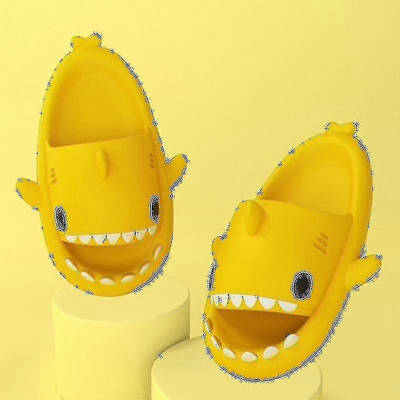 Shark Tofflor Halkfri dusch Badrum Tofflor Mjuk sommar slide sandaler för flickor och pojkar New_h