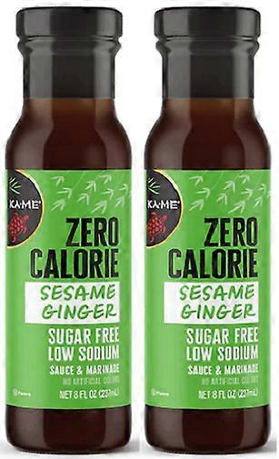 Kame Zero Calorie Sugar Free Sauce & Marinade Sesame Ginger 2 Pack