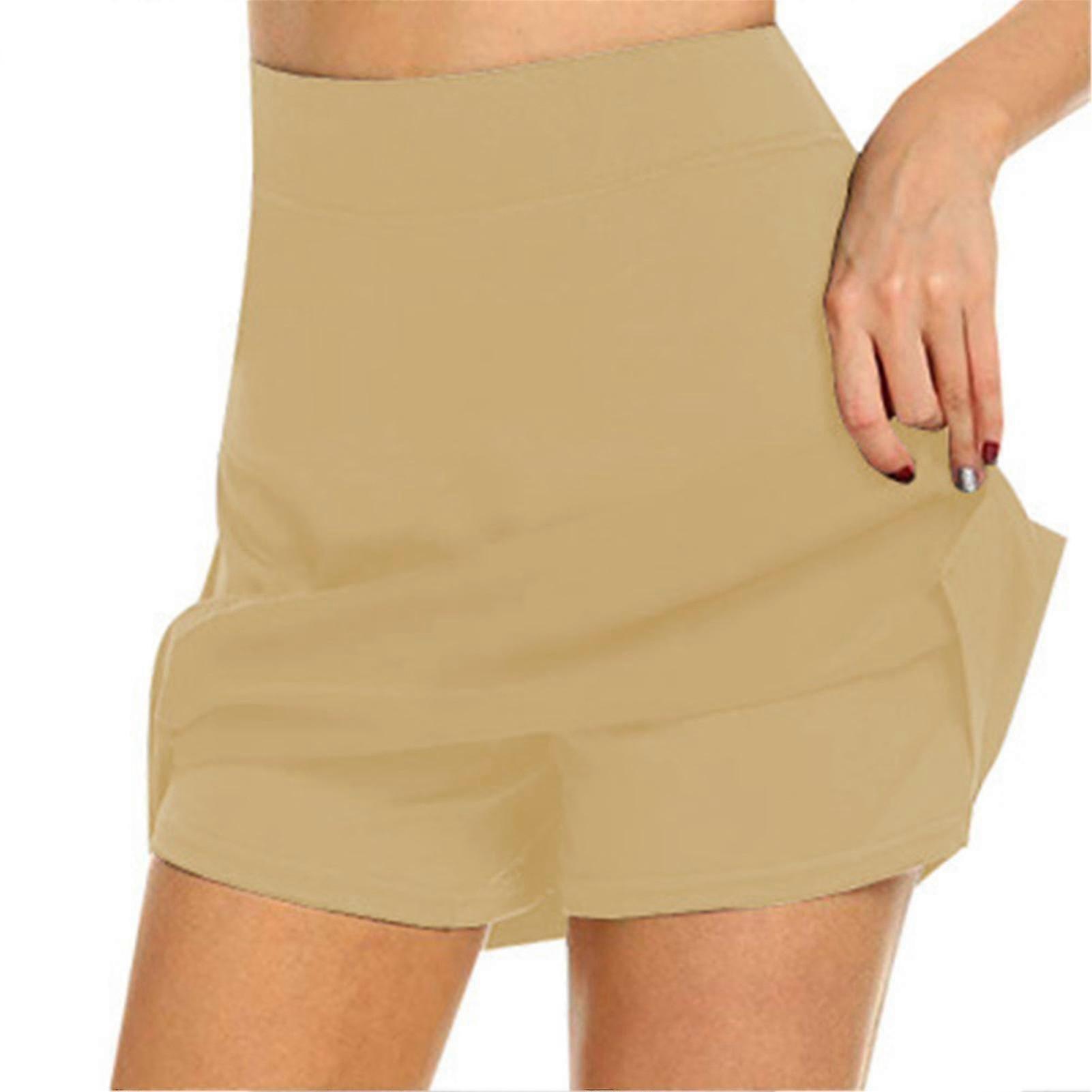 Anti-chafing Active Skorts Super Soft Comfortable Women's Athletic Lightweight Skirts With Shorts