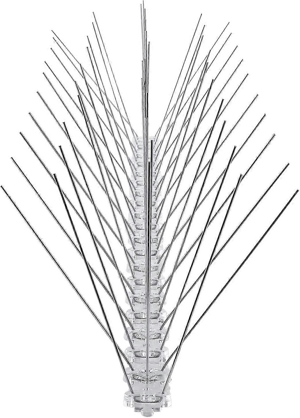 Pigeon Repellent Stainless Steel Bird Spikes Total Length 3 Metres 6 Elements 50 Cm Bird Repellent Spikes With Click Lock And Predetermined Breaking P