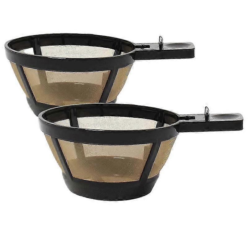 2 Pcs Réutilisable Single Serve Brew Replacement Coffee Basket Ground Filter pour 2-way Brewer Coffee M
