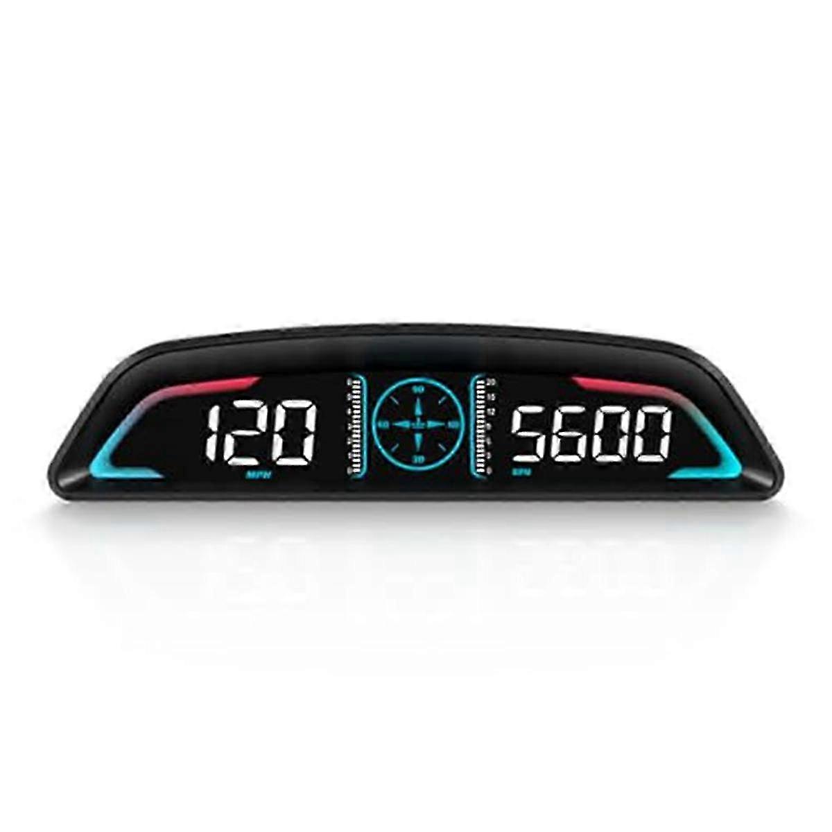Heads Up Display Per Auto B3, Obd2 Gauge Display Con Velocità, Consumo Di Carburante, Avviso Di Guida Di Affaticamento