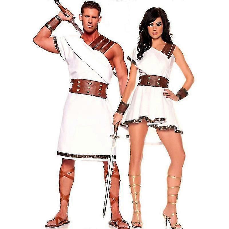 Griechischer Gott Herren Mythologie Erwachsene Goldene Göttin Damen Mythologie Kostüm für Erwachsene Boris