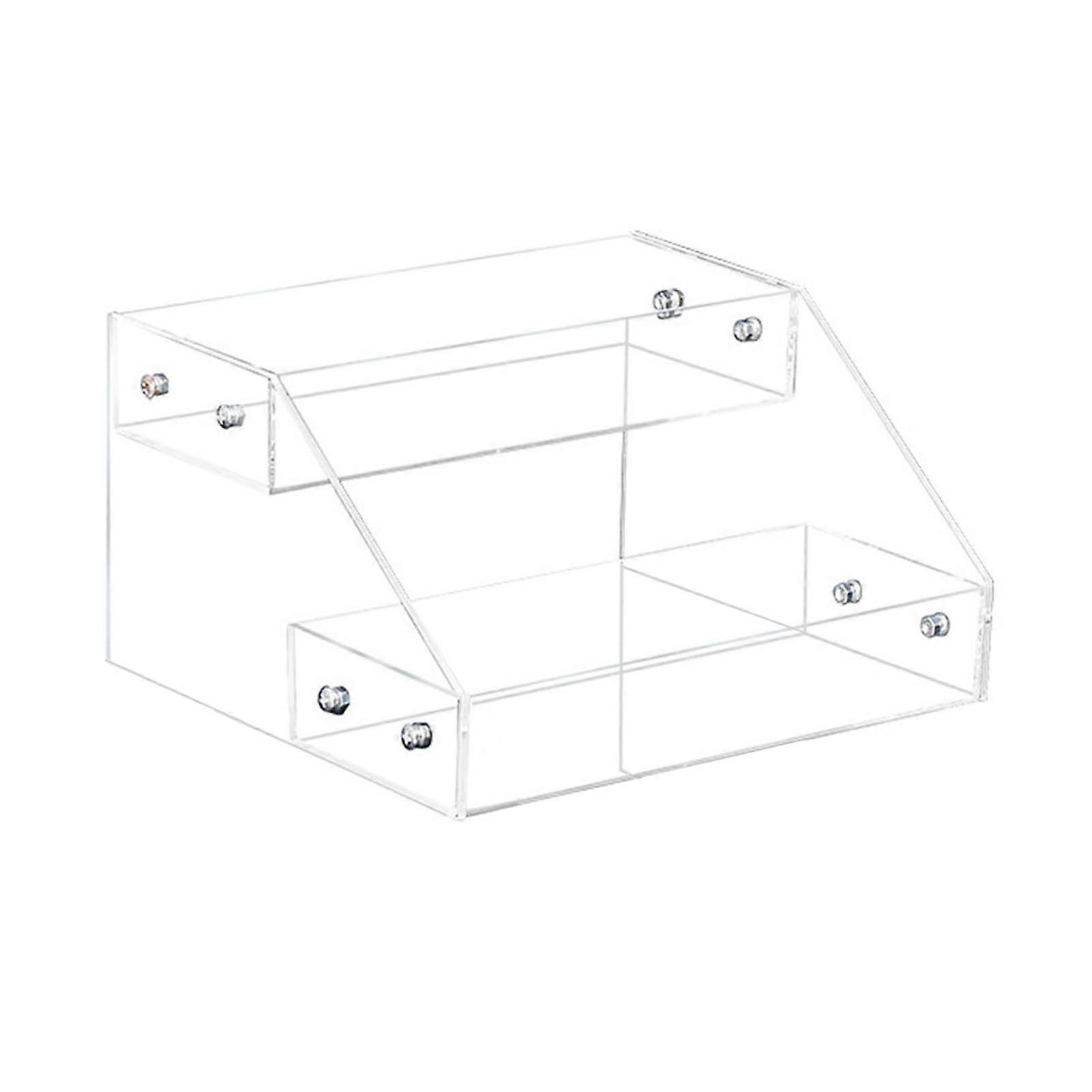 Transparent Acrylic Display Stand Multi-layer Strong Load-bearing Easy Assembly Perfume Organizer Versatile Display Stand Shelf