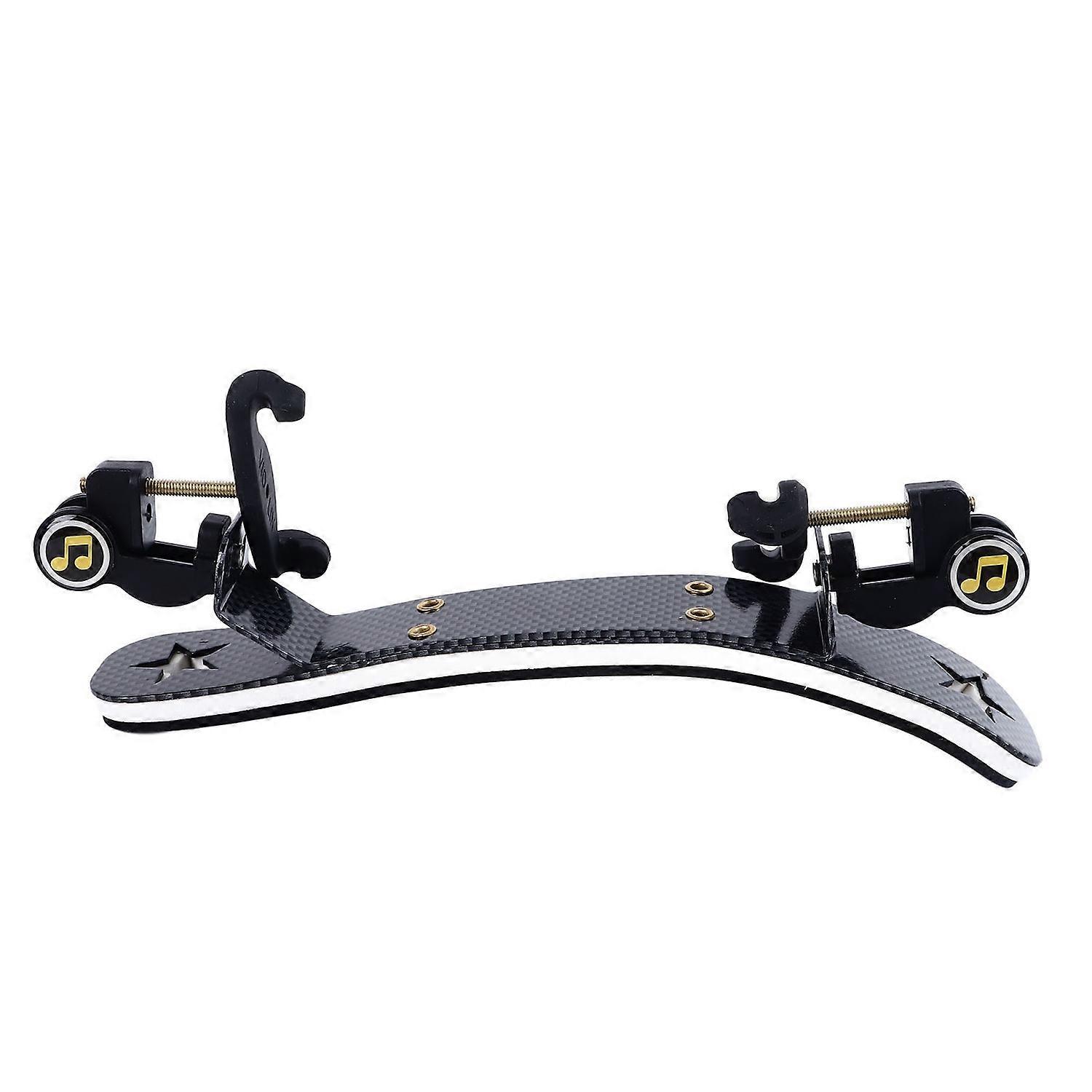 Violin Shoulder Rest 3/4 to 4/4 Adjustable Universal Shoulder Rest for Practice Performance Carbon F