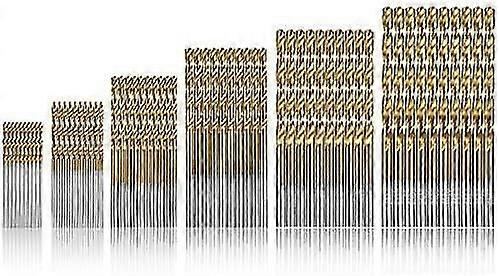60 Pcs Twist Drill Bits, Hss Titanium Micro Drill Bits Metric Hss High Steel Drill Bits 1/1.5/2/2.5/3/3.5mm