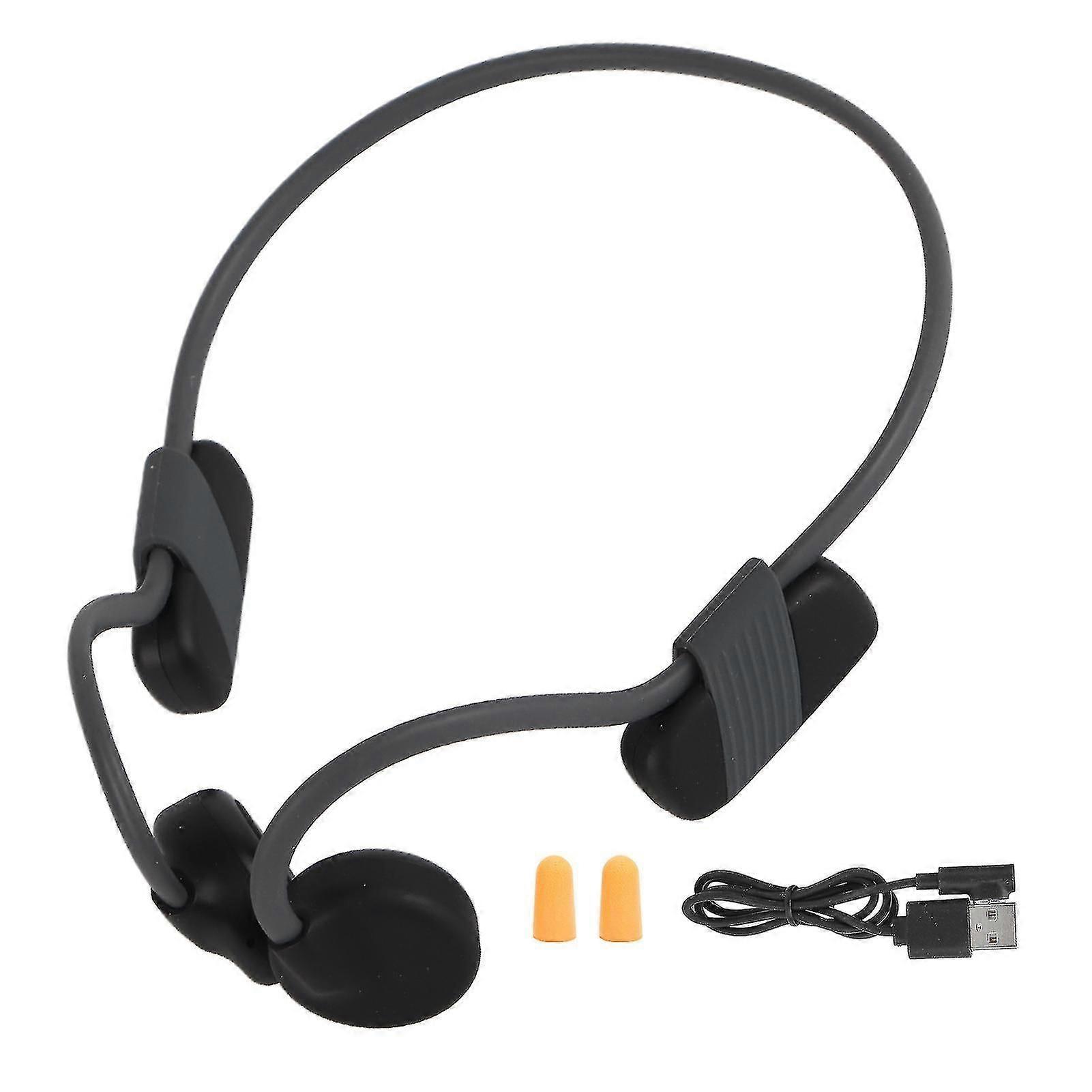 Bluetooth Wireless Bone Conduction Earphone Waterproof Sports Touch Control With Microphone