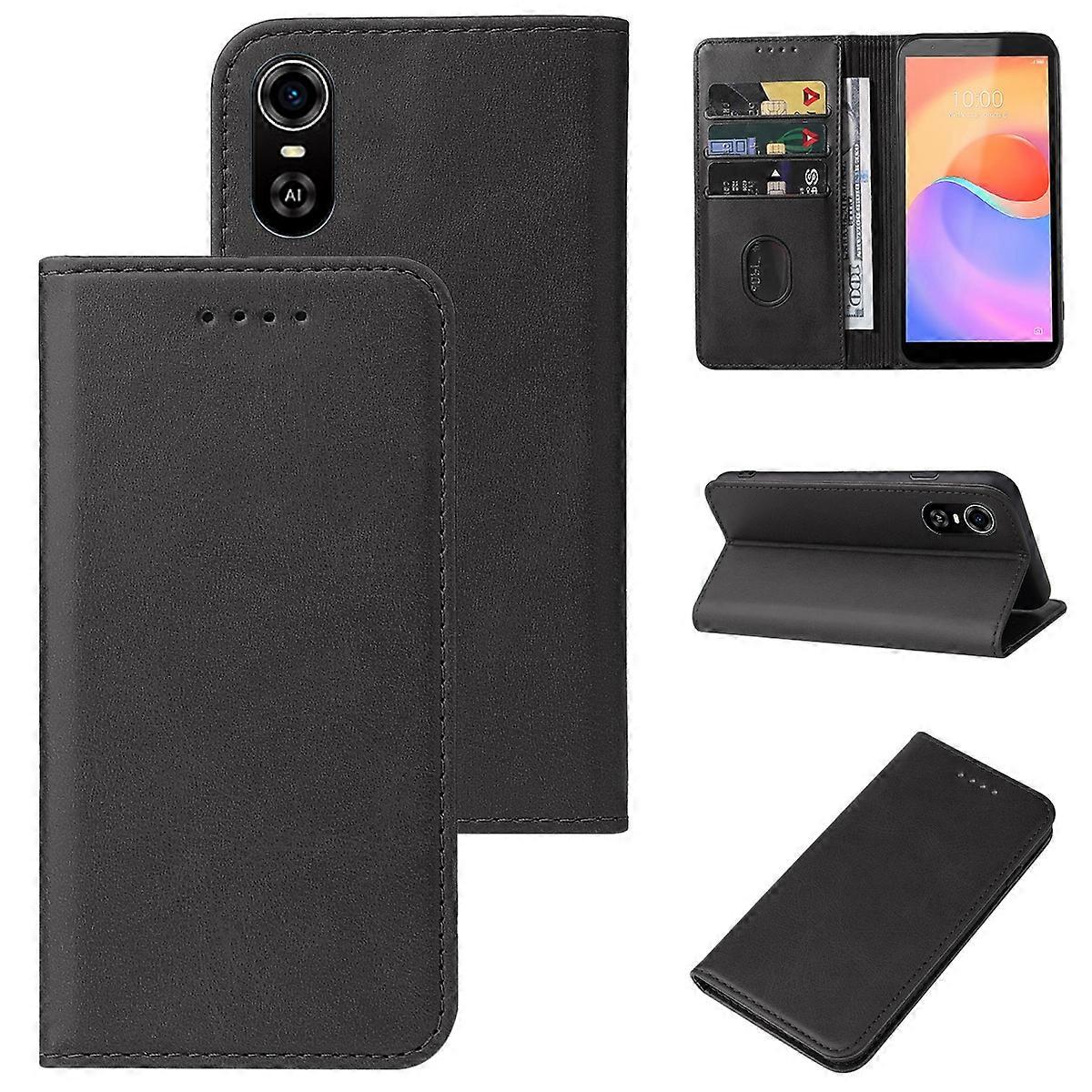 Magnetic Closure Leather Phone Case