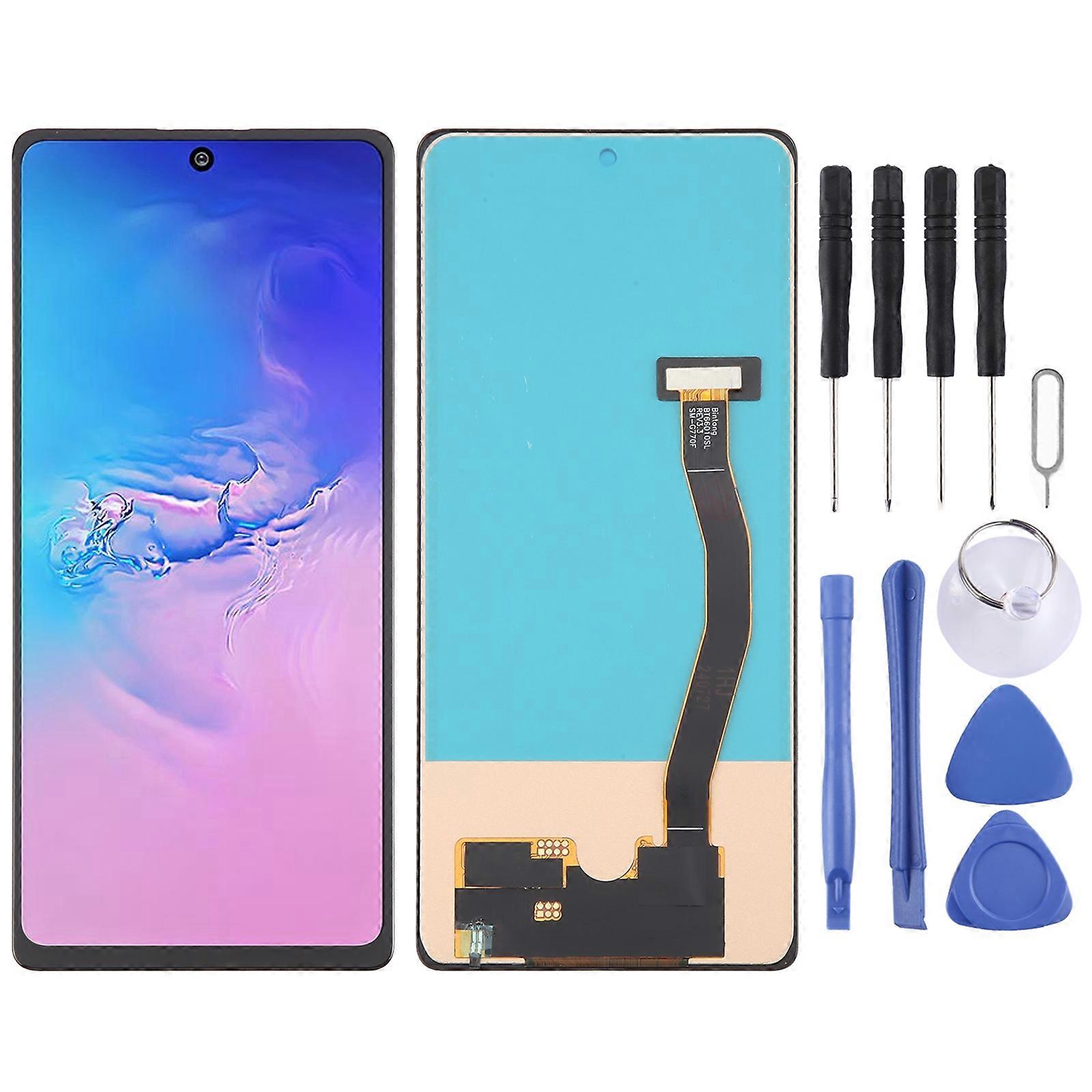 Incell Material LCD Screen and Digitizer Full Assembly (Not Supporting Fingerprint Identification) For Samsung Galaxy S10 Lite SM-G770F