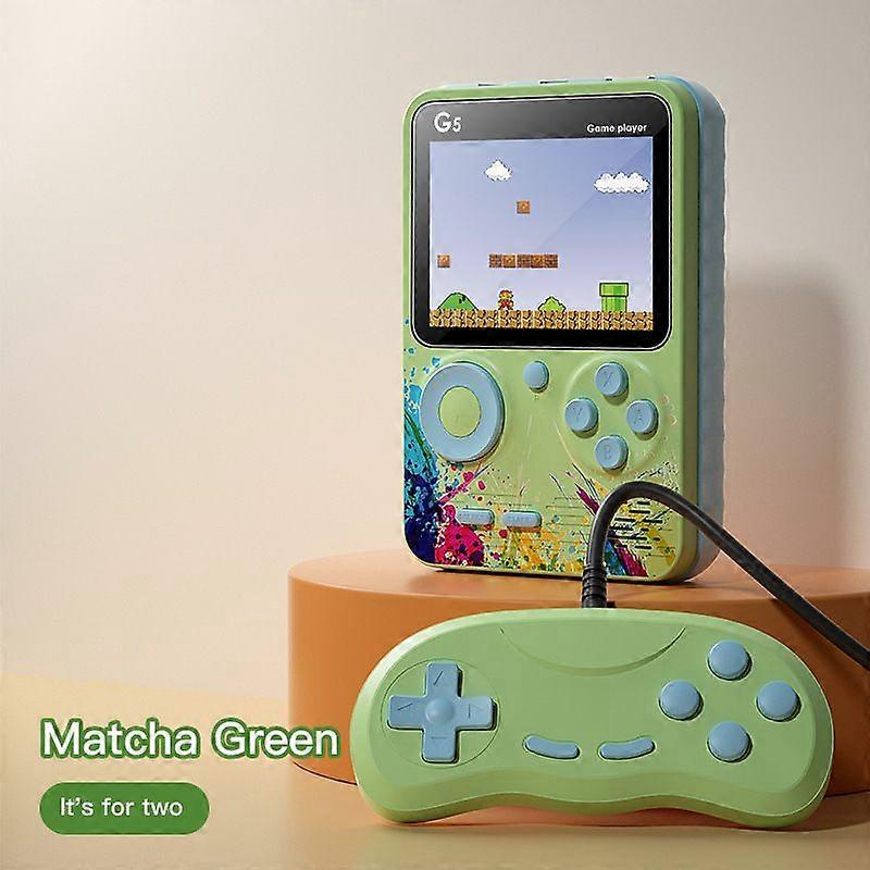 500 in 1 handheld game console  doubles green