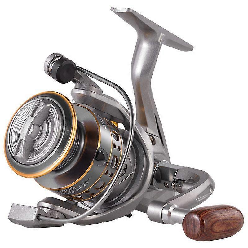 Rooblinos LD Fishing Reel for Freshwater and Saltwater with Left/Right Interchangeable Metal Spool Suitable for Trout and Carp Fishing Gear