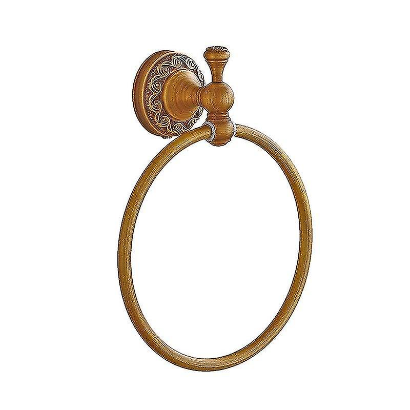 シャワールーム寝室用タオルリングウォッシュクロス用メタルネイルタオルホルダーヴィンテージ真鍮壁* @bugu