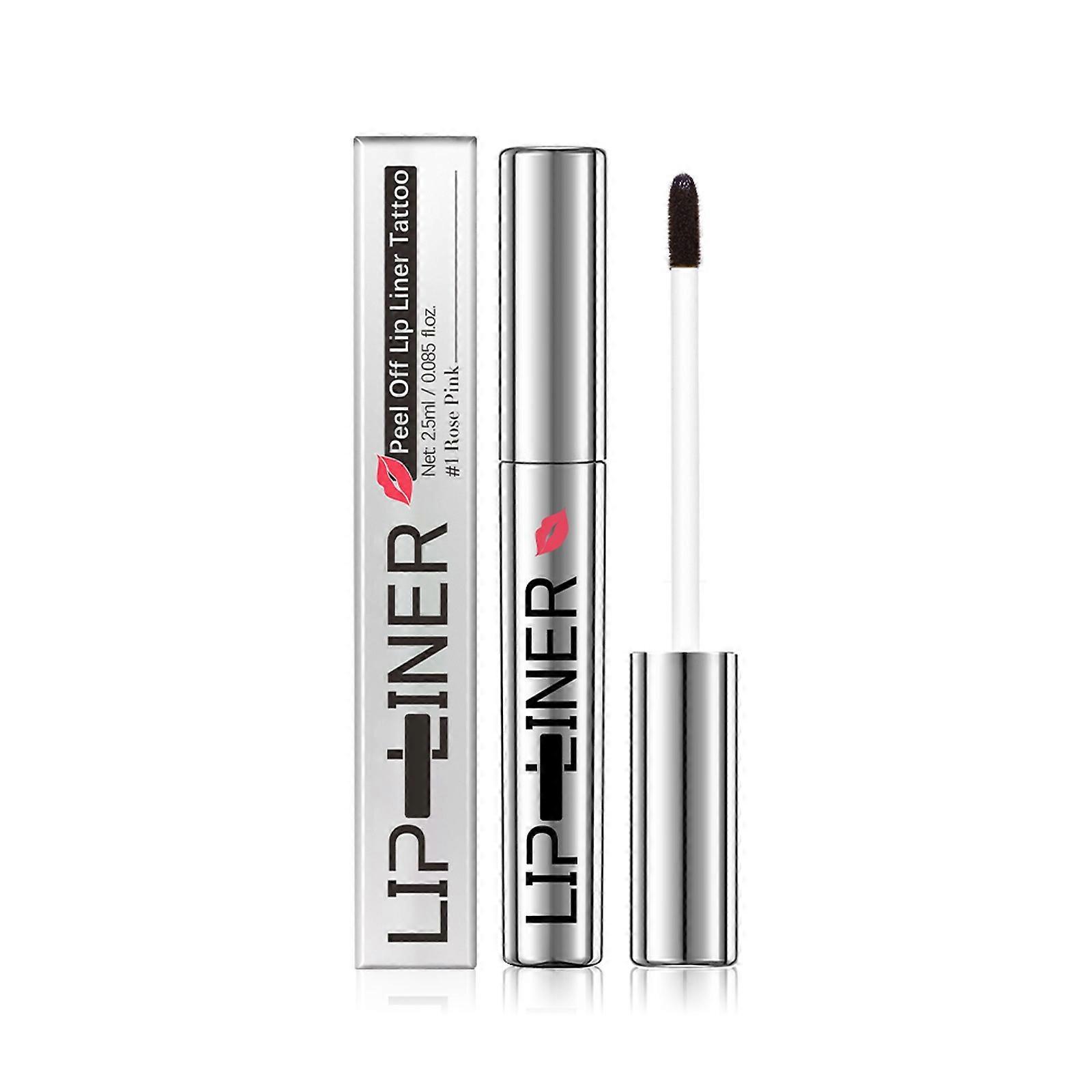 Tear Lipliner 2.5ml Matte Surfaced Durabled Non Stick Cup Peel Off Lipliner
