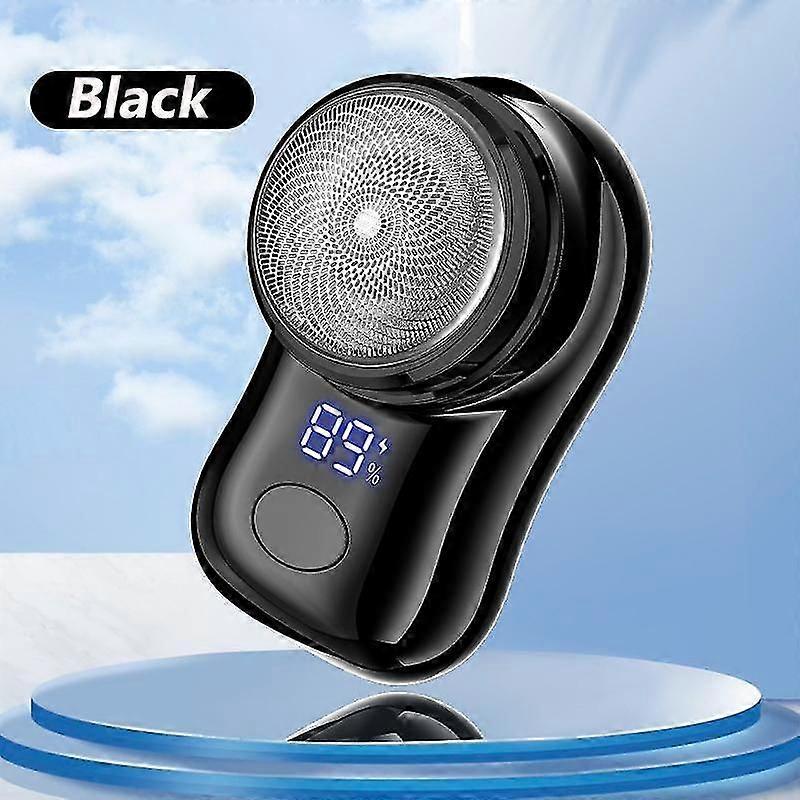 Exquisite Upgraded Electric Mini Shaver for Men Travel Pocket Shaving Machine With Digital Display Washable Rechargeable Face Beard Trimmer Face Beard