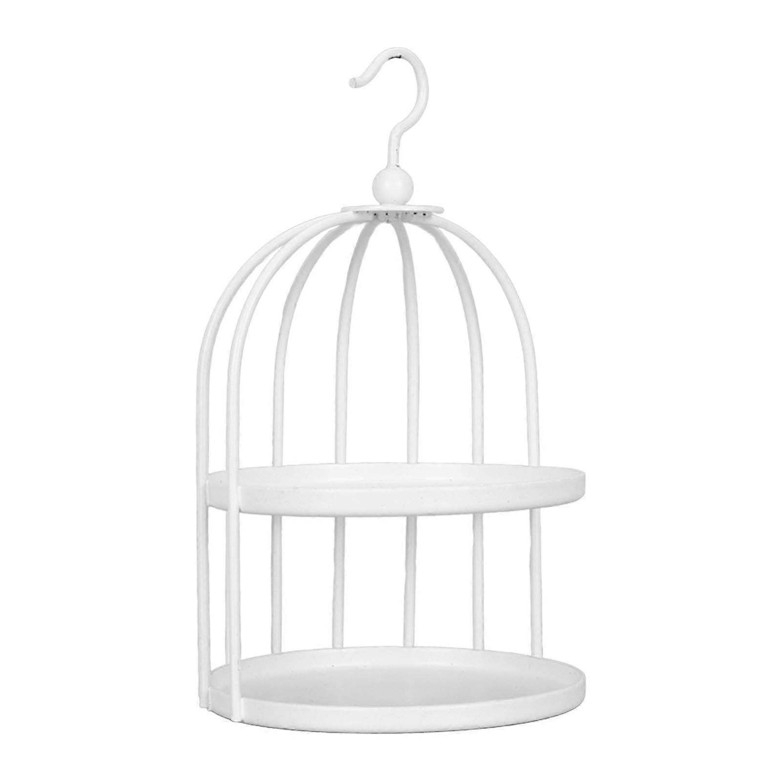 ワックスシールウォーマーブラックバードケージスタイルハンギングフック強力な金属装飾シーリングワックス炉DIYクラフトホワイト