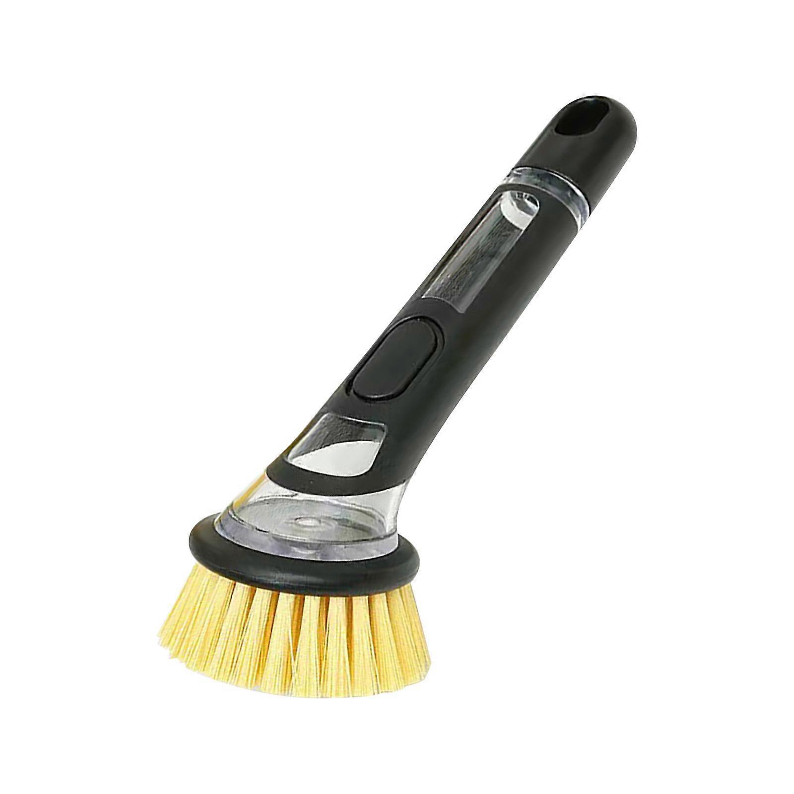 Household Cleaning Brush, Press Type Automatic Liquid Adding Brush, Kitchen Cleaning Brush