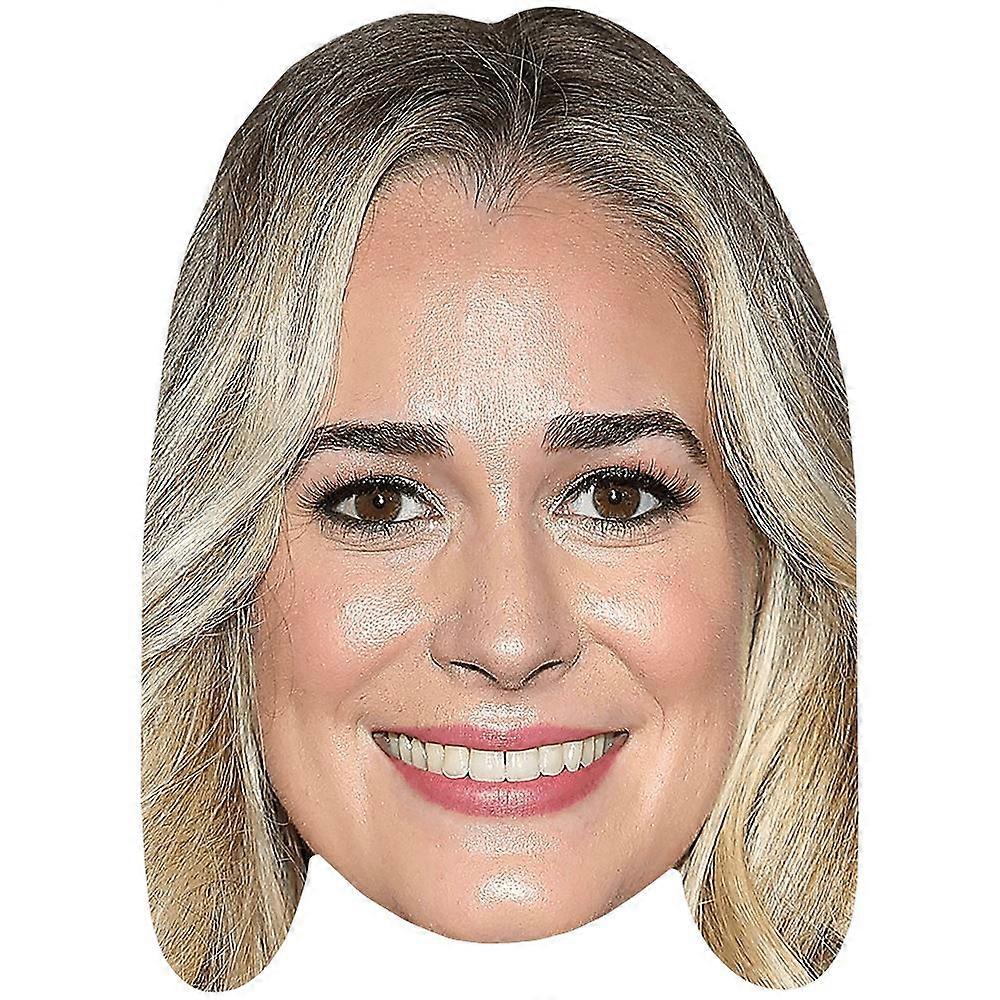 Brittany Bristow (Smile) Celebrity Mask, Flat Card Face