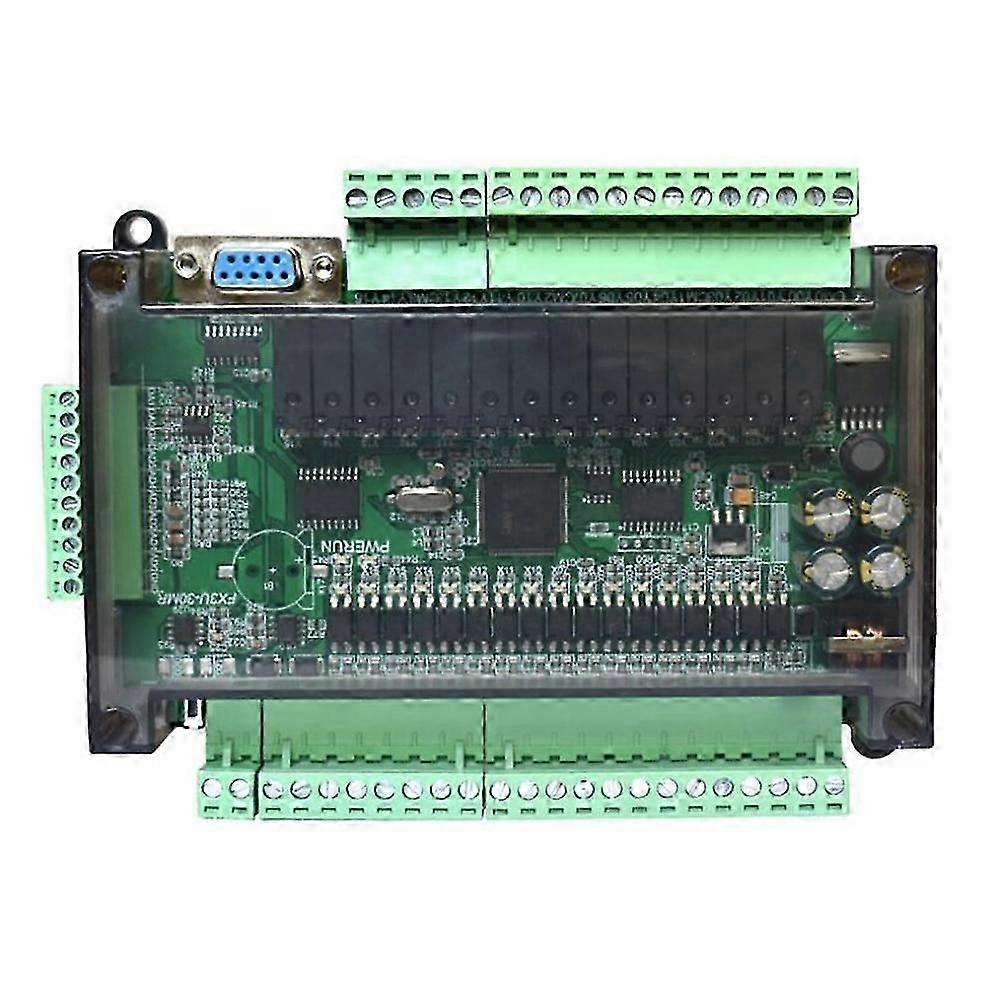 PLC Industrial Control Board Simple Programmable Controller Type FX3U-30MR Support RS232/RS485 Comm js