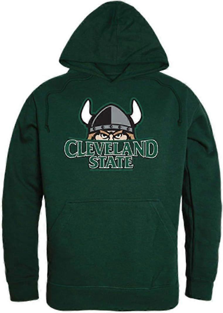 CSU Cleveland State University Prvák Pulóver mikina Mikina s kapucňou Les Zelená