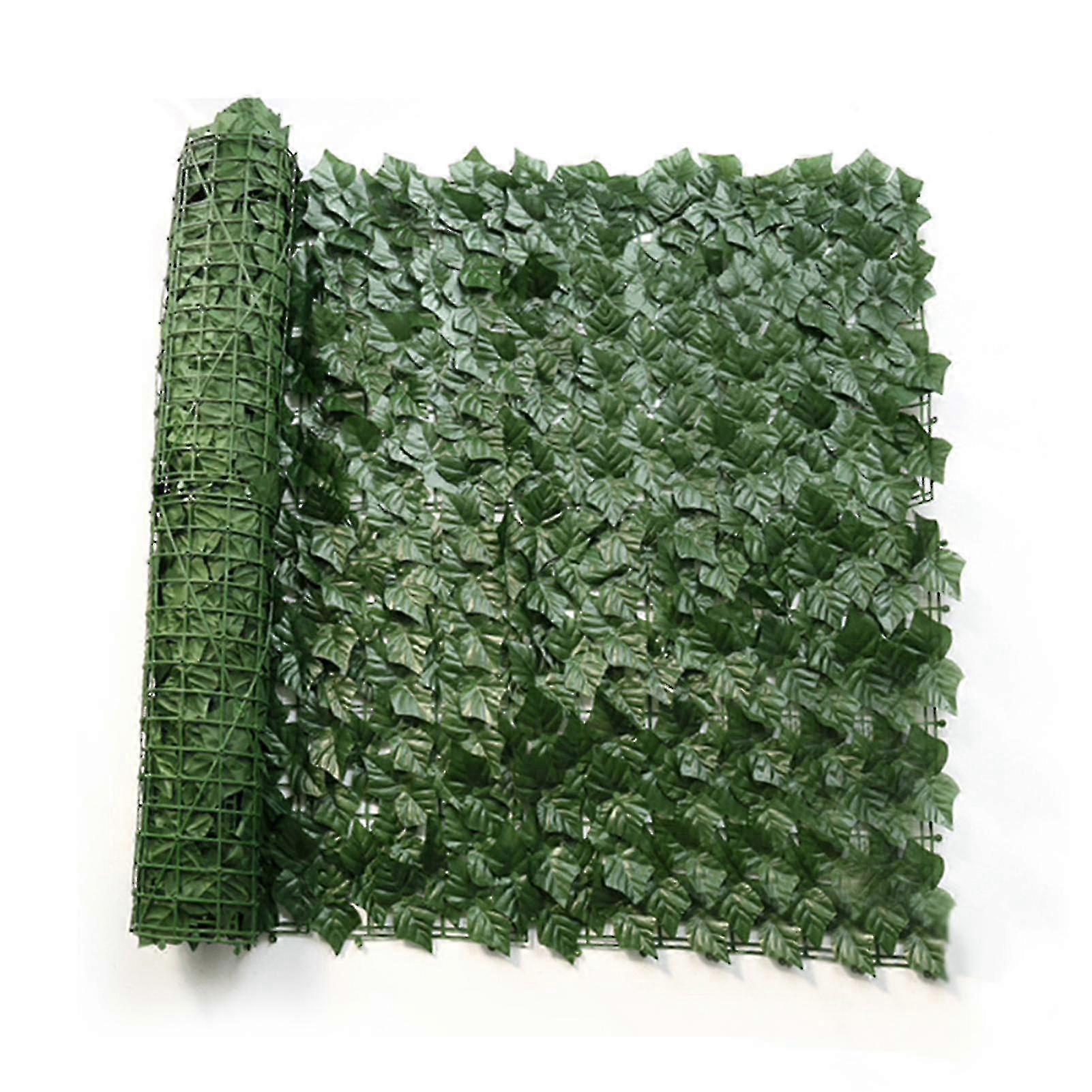 Artificial Ivy Privacy Screen for Garden Balcony Fence Cover, UV Resistant Weatherproof Realistic Hedge Panel