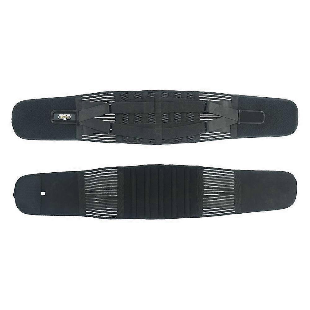 New Sports Support And Waist Protection With Adjustable Elastic Double Straps Pressure Belt Mesh Breathable Fitness Belt