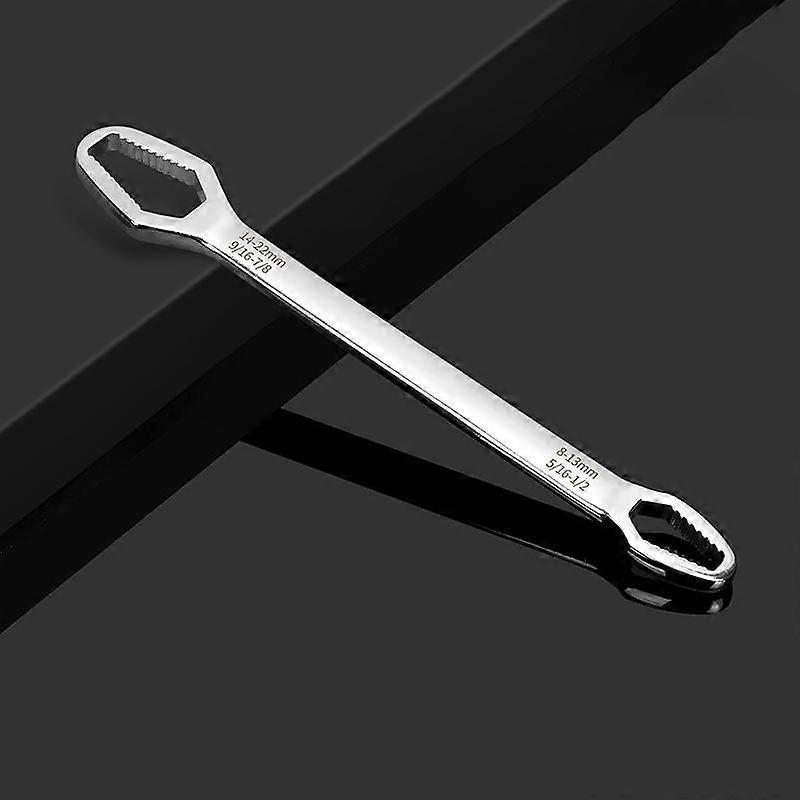 Double-Ended Self-Tightening Adjustable Wrench Two-Ended Special-Shaped Portable Multi-Purpose Wrench