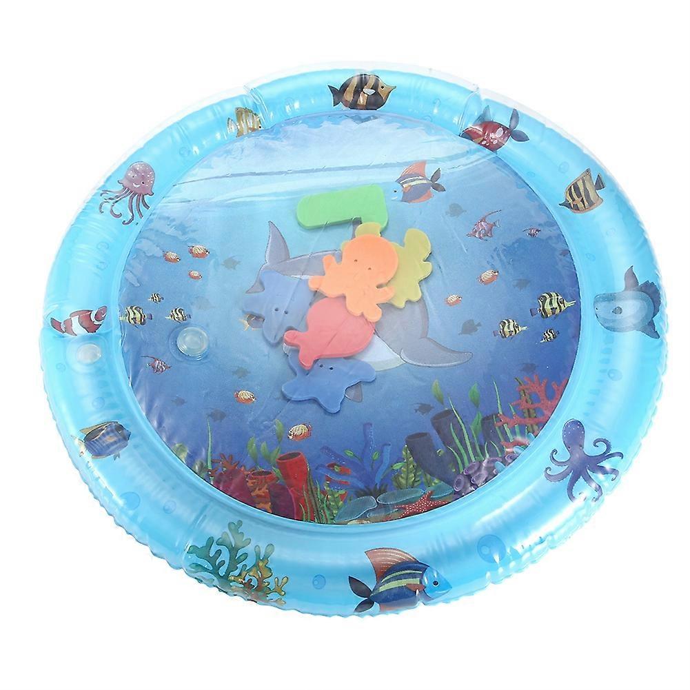 Inflatable Ice Pad Water Cushion Marine Life Mat for Kids, Durable PVC, 55 x 28 Inches, Ideal for Pool and Beach Use